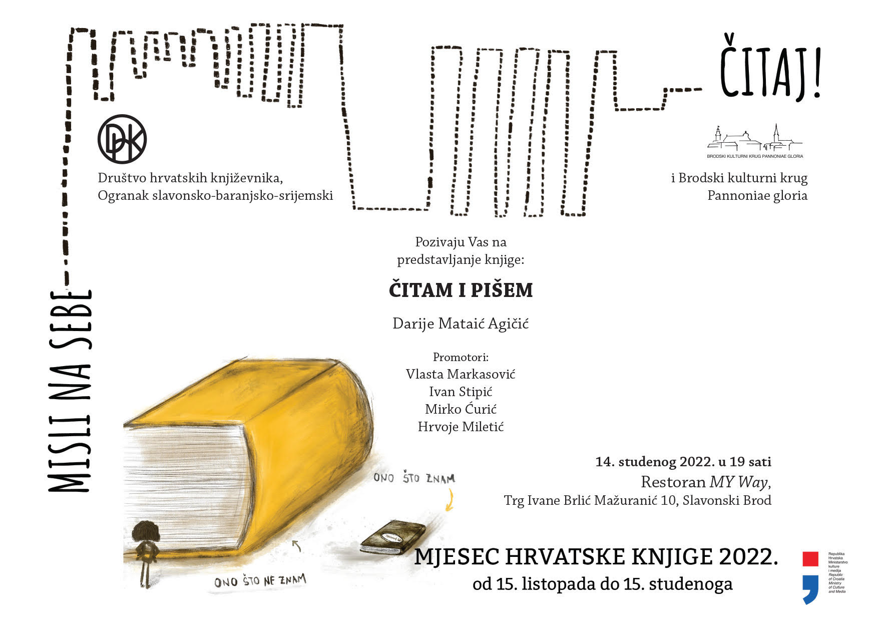 Dođite na predstavljanje knjige "Čitam i pišem" i uvjerite se da dobrota nema vrijeme